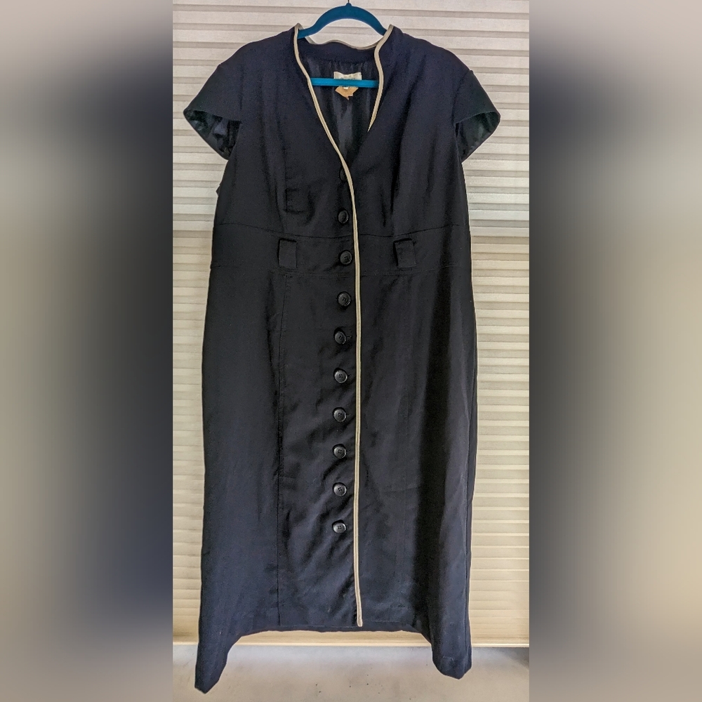 Dress Barn Vintage Navy Blue